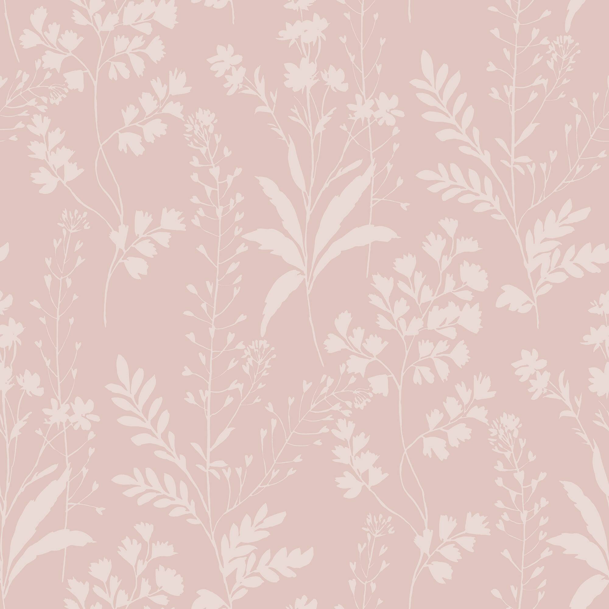 Designs Direct Wildflower Silhouettes Wallpaper